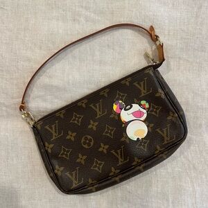 Louis Vuitton x Takashi Murakami Panda Pochette bag 2004 limited edition